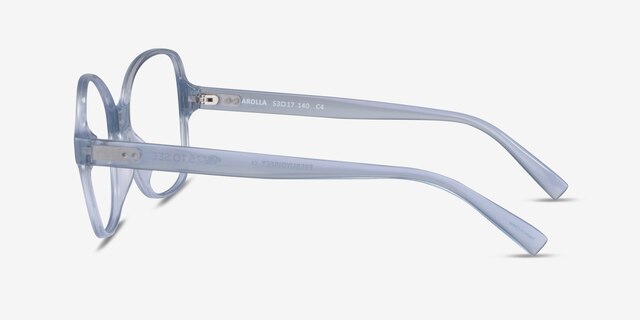 Arolla Clear Eco-friendlyEyeglass Frames from EyeBuyDirect, Side View