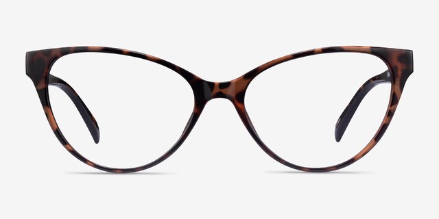 Lantana Tortoise PlasticEyeglass Frames from EyeBuyDirect, Front View
