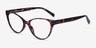 Lantana Tortoise PlasticEyeglass Frames from EyeBuyDirect, Angle View
