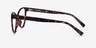 Lantana Tortoise PlasticEyeglass Frames from EyeBuyDirect, Side View