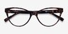 Lantana Tortoise PlasticEyeglass Frames from EyeBuyDirect, Closed View
