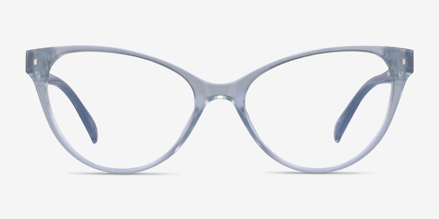 Lantana Clear PlasticEyeglass Frames from EyeBuyDirect, Front View
