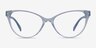 Lantana Clear PlasticEyeglass Frames from EyeBuyDirect, Front View