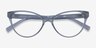 Lantana Clear PlasticEyeglass Frames from EyeBuyDirect, Closed View