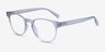 Osier Clear Eco-friendlyEyeglass Frames from EyeBuyDirect, Angle View