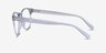 Osier Clear Eco-friendlyEyeglass Frames from EyeBuyDirect, Side View