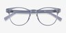 Osier Clear Eco-friendlyEyeglass Frames from EyeBuyDirect, Closed View