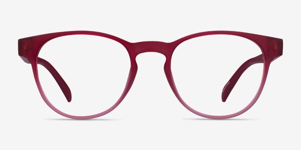 Osier Matte Red Éco-responsable Montures de lunettes de vue