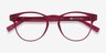 Osier Matte Red PlasticEyeglass Frames from EyeBuyDirect, Closed View