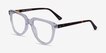 Hardin Clear Tortoise Alternative MaterialsEyeglass Frames from EyeBuyDirect, Angle View