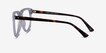 Hardin Clear Tortoise Alternative MaterialsEyeglass Frames from EyeBuyDirect, Side View