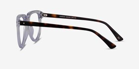 Hardin Clear Tortoise Acétate Montures de lunettes de vue d'EyeBuyDirect, Vue de Côté