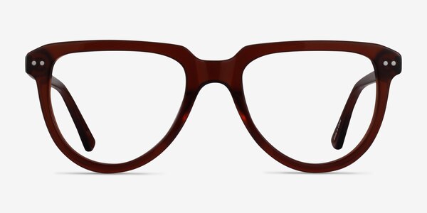 Hardin Clear Brown Acétate Montures de lunettes de vue