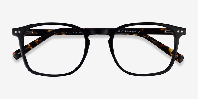 Holley Black Tortoise AcetateEyeglass Frames from EyeBuyDirect, Closed View