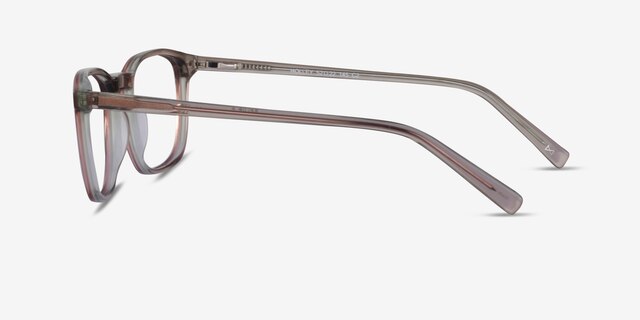 Holley Clear Brown AcetateEyeglass Frames from EyeBuyDirect, Side View