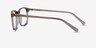 Holley Clear Brown AcetateEyeglass Frames from EyeBuyDirect, Side View