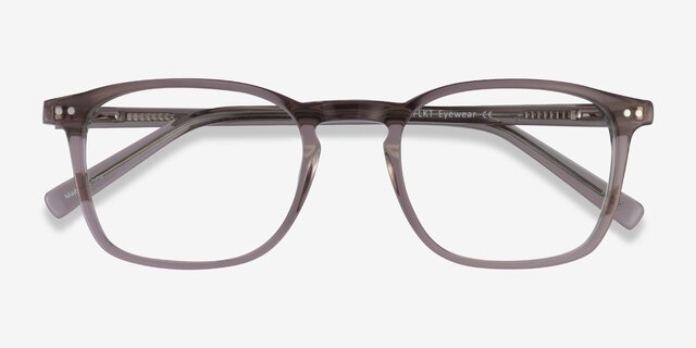 Holley Clear Brown AcetateEyeglass Frames from EyeBuyDirect, Closed View