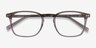 Holley Clear Brown AcetateEyeglass Frames from EyeBuyDirect, Closed View