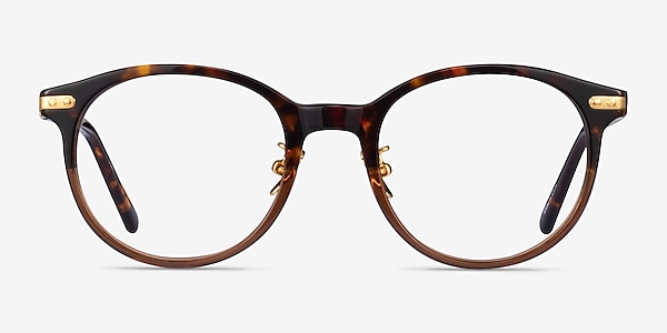 Dotti Tortoise Gold Acetate Eyeglass Frames