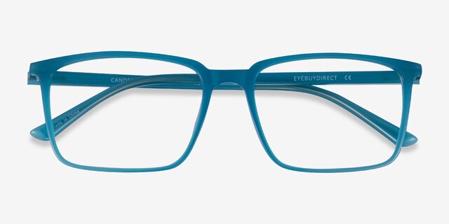 Candescent Blue PlasticEyeglass Frames from EyeBuyDirect, Closed View