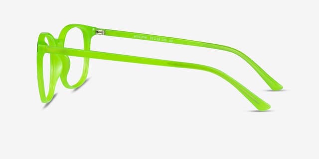 Skyglow Green PlasticEyeglass Frames from EyeBuyDirect, Side View