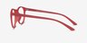 Moonlight Matte Red PlasticEyeglass Frames from EyeBuyDirect, Side View