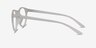 Moonlight Matte Clear PlasticEyeglass Frames from EyeBuyDirect, Side View