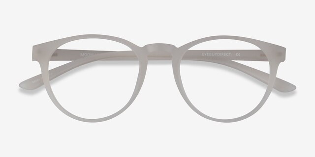 Moonlight Matte Clear PlasticEyeglass Frames from EyeBuyDirect, Closed View