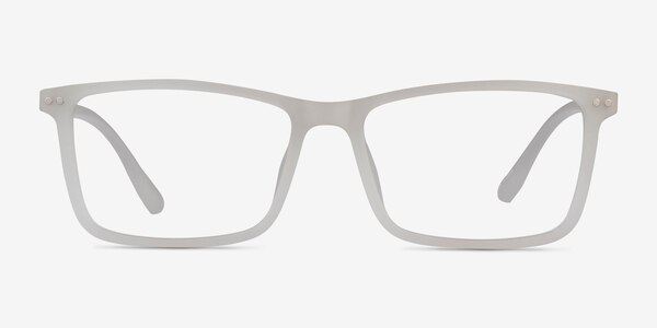 Lyra Matte Clear Plastic Eyeglass Frames