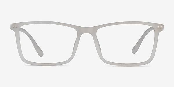 Lyra Matte Clear Plastic Eyeglass Frames