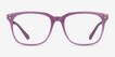 Lunar Gaze Purple PlasticEyeglass Frames from EyeBuyDirect, Front View