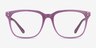 Lunar Gaze Purple PlasticEyeglass Frames from EyeBuyDirect, Front View