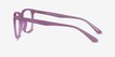 Lunar Gaze Purple PlasticEyeglass Frames from EyeBuyDirect, Side View