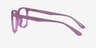 Lunar Gaze Purple PlasticEyeglass Frames from EyeBuyDirect, Side View