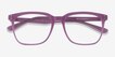 Lunar Gaze Purple PlasticEyeglass Frames from EyeBuyDirect, Closed View