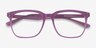 Lunar Gaze Purple PlasticEyeglass Frames from EyeBuyDirect, Closed View