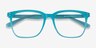 Lunar Gaze Bleu PlastiqueMontures de lunettes de vue d'EyeBuyDirect, Vue Rapprochée