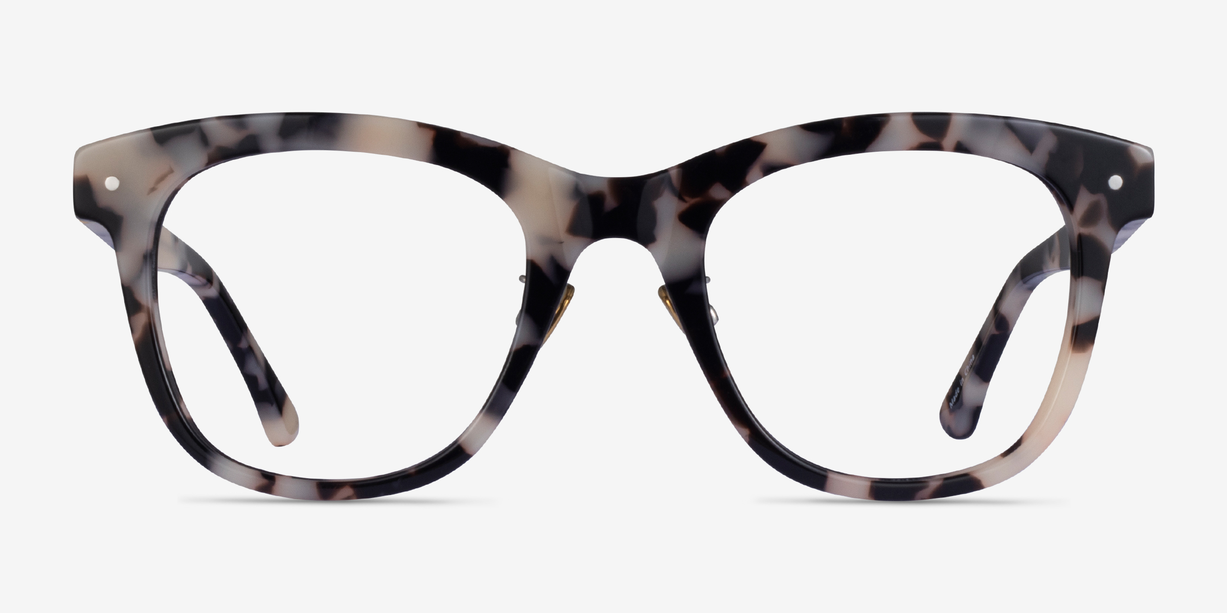 Coqueline Square Ivory Tortoise Glasses for Women | Eyebuydirect Canada