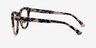 Coqueline Ivory Tortoise AcetateEyeglass Frames from EyeBuyDirect, Side View
