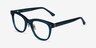 Coqueline Clear Blue AcetateEyeglass Frames from EyeBuyDirect, Angle View
