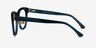 Coqueline Clear Blue AcetateEyeglass Frames from EyeBuyDirect, Side View