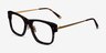 Carlyle Tortoise Gold AcetateEyeglass Frames from EyeBuyDirect, Angle View
