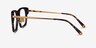 Carlyle Tortoise Gold AcetateEyeglass Frames from EyeBuyDirect, Side View