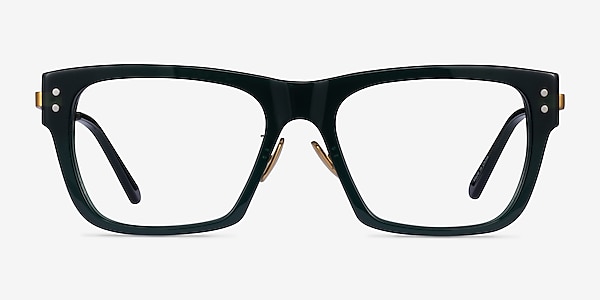 Crosby Teal Gold Acetate Eyeglass Frames