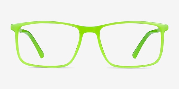 Interstellar Green Plastic Eyeglass Frames