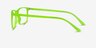 Interstellar Green PlasticEyeglass Frames from EyeBuyDirect, Side View