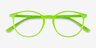 Crescent Green PlasticEyeglass Frames from EyeBuyDirect, Closed View