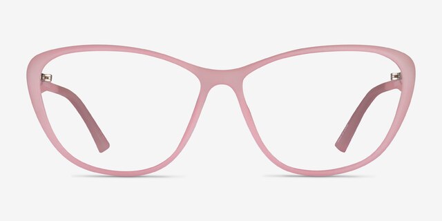 Orbital Matte Pink PlasticEyeglass Frames from EyeBuyDirect, Front View