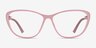 Orbital Matte Pink PlasticEyeglass Frames from EyeBuyDirect, Front View