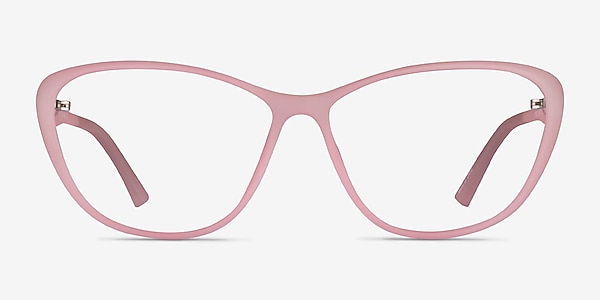 Orbital Matte Pink Plastic Eyeglass Frames